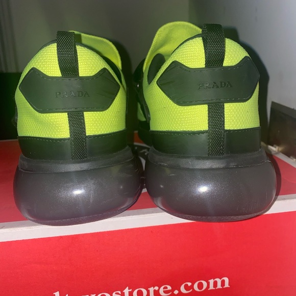Pre-owned Cloudbust Green Rubber Trainers - Picture 7 of 7